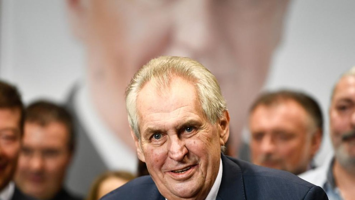 El president de la República Txeca, Milos Zeman.