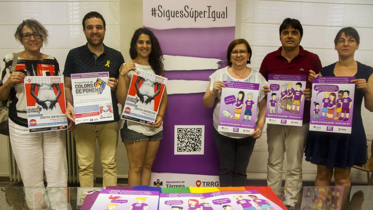 Presentación, ayer, de las acciones organizadas en Tàrrega.