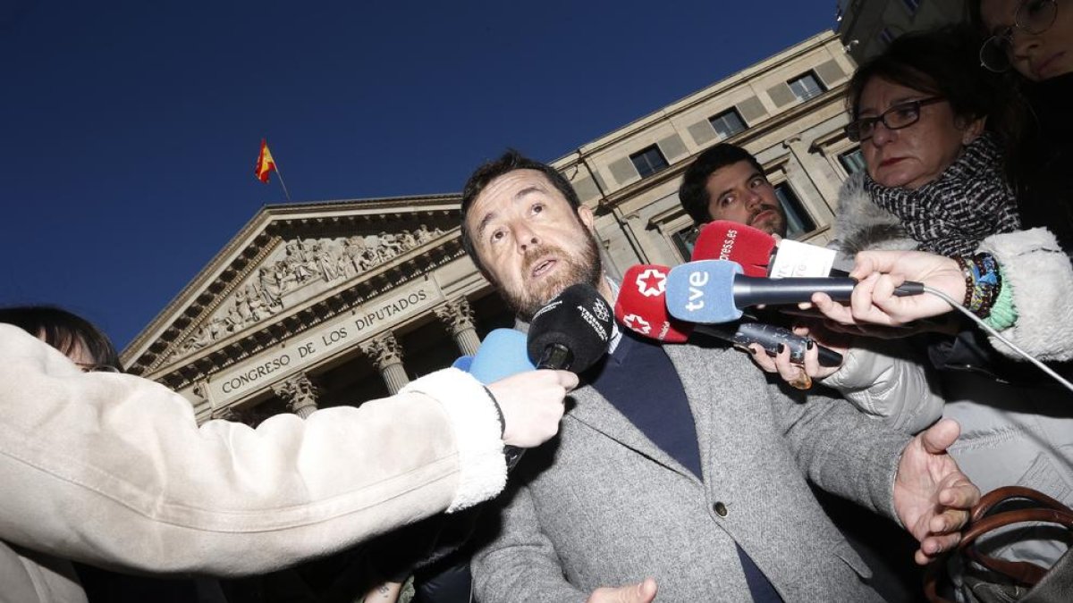 El responsable del grup parlamentari de Ciutadans, Miguel Gutiérrez.