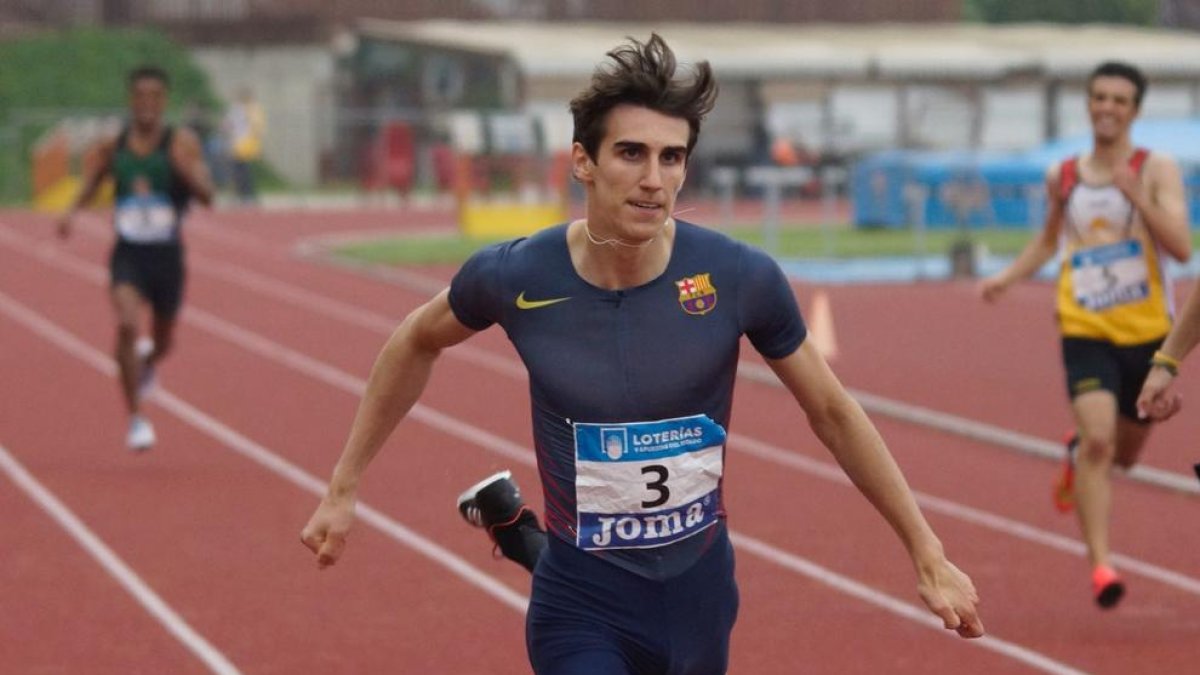 Bernat Erta, en una de les proves d’aquesta temporada.