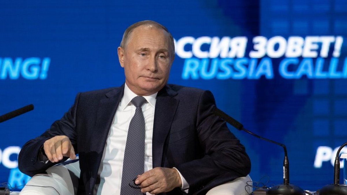 El presidente ruso, Vladímir Putin, defendió el uso de la fuerza contra los barcos ucranianos.