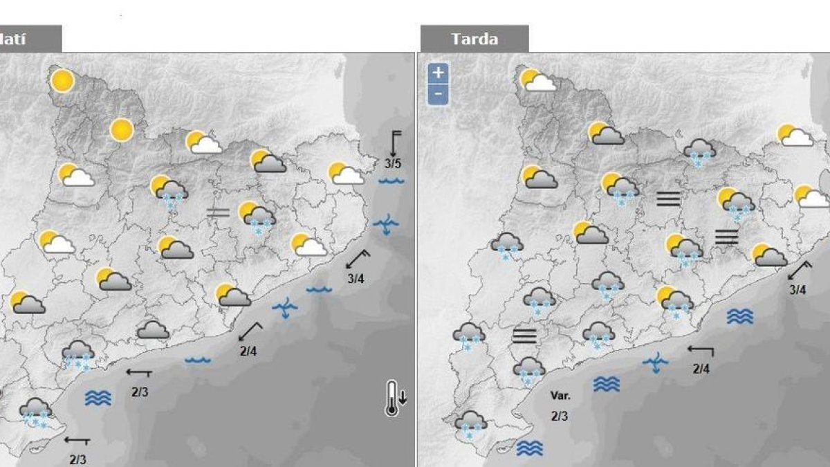 Restringida la circulació a camions articulats per l'Eix Transversal a causa de la neu