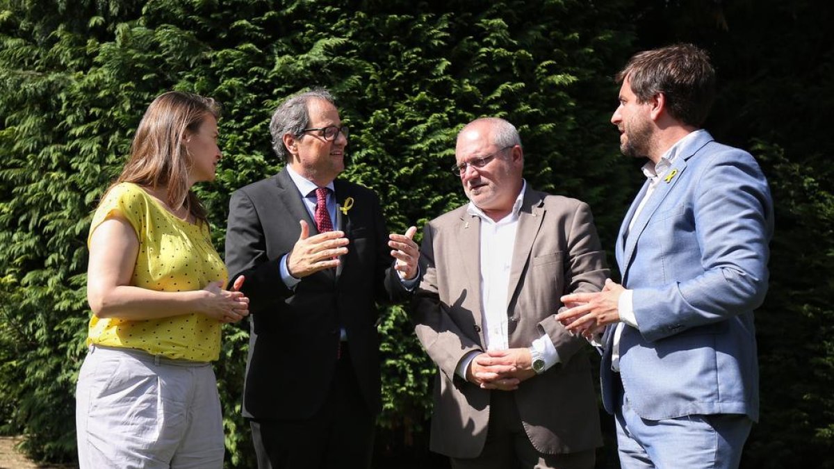 Torra demana a Comín, Puig i Serret que siguin