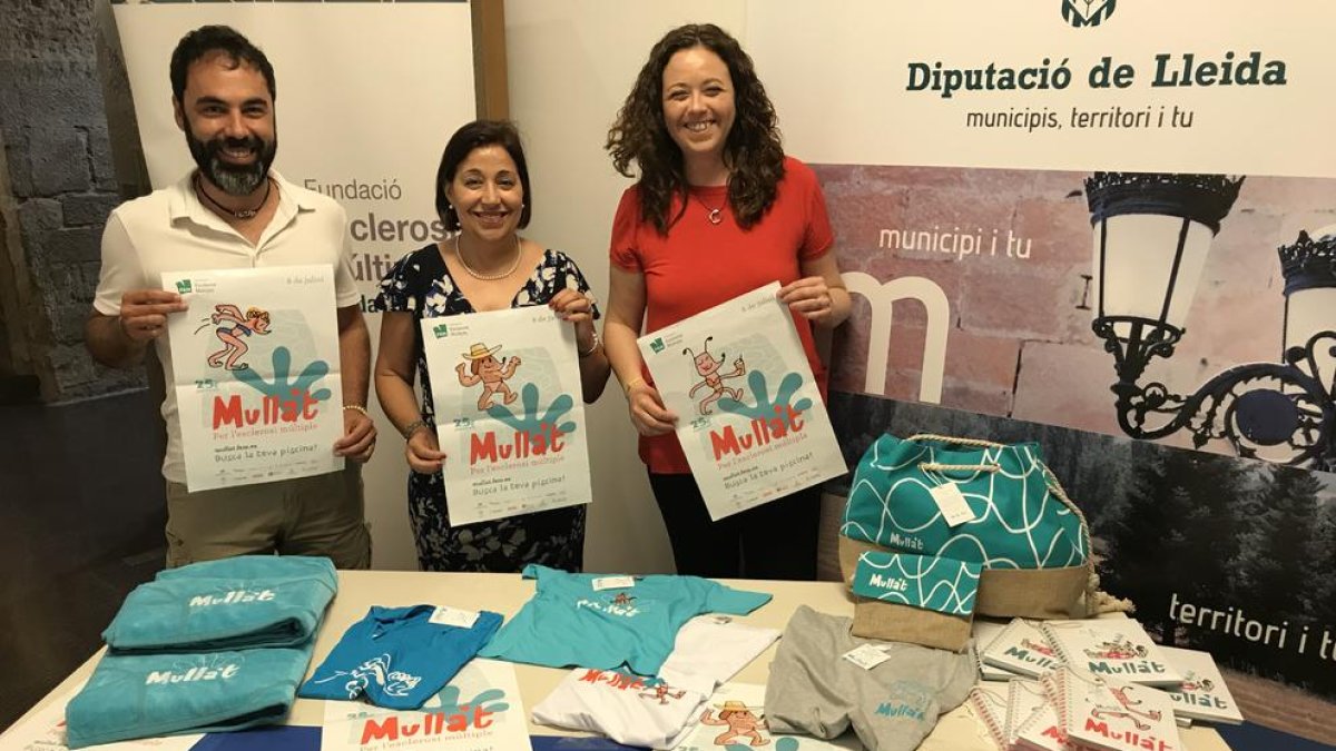 Momento de la presentación del ‘Mulla’t’, ayer, en la Diputación.