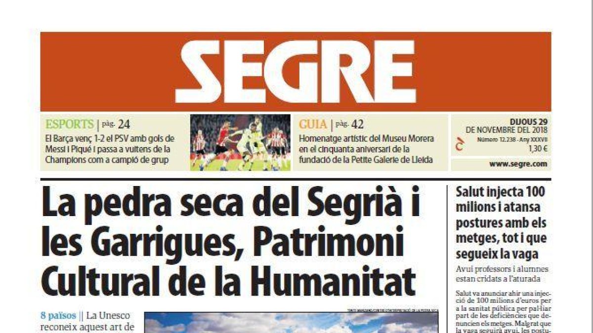 SEGRE consolida el seu lideratge