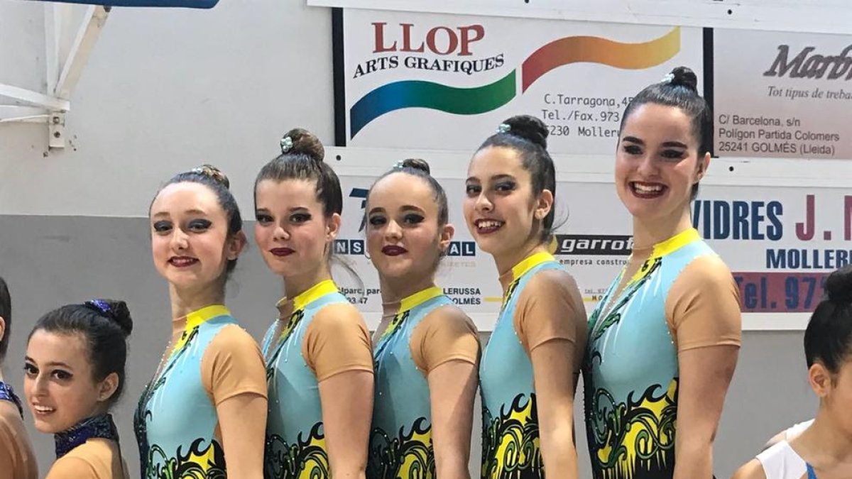 El trofeu Ciutat de Mollerussa de rítmica reuneix més de 400 gimnastes