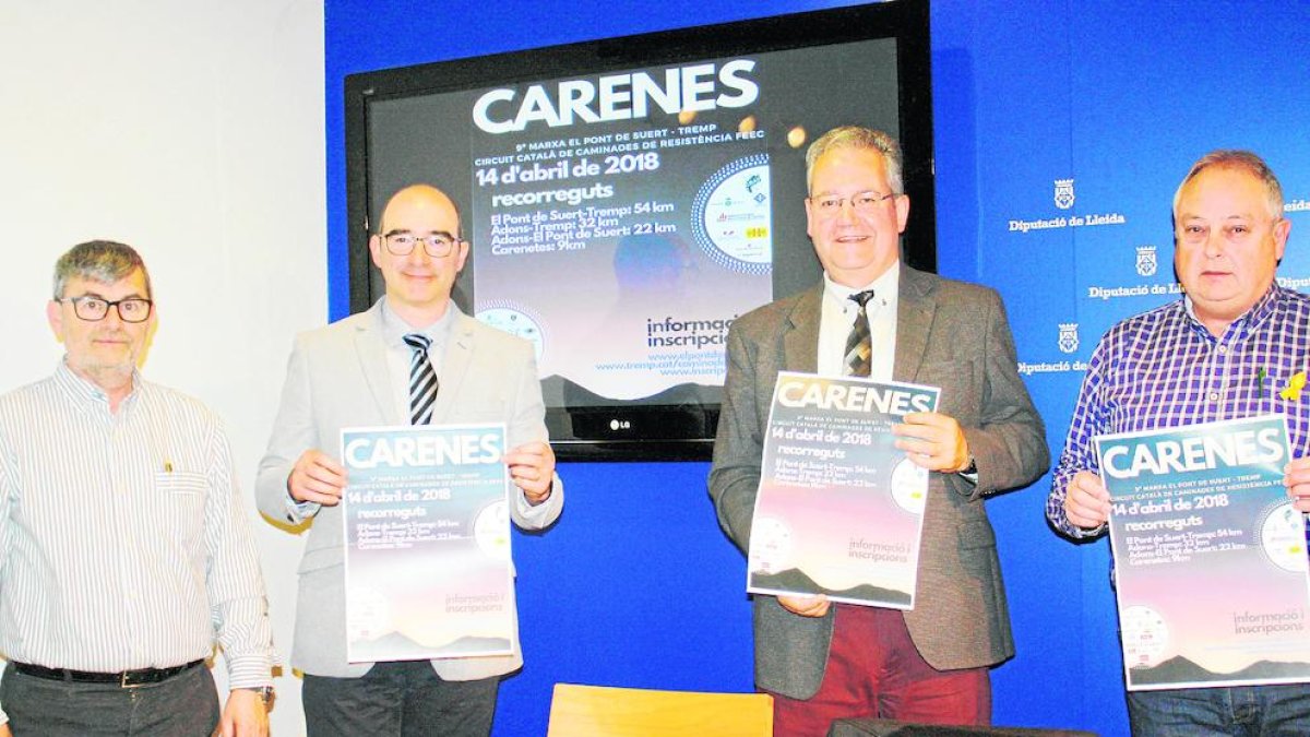 La caminada es va presentar ahir a la Diputació.