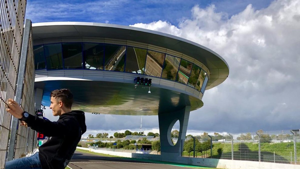 Entrenaments a porta tancada de Marc Màrquez a Jerez