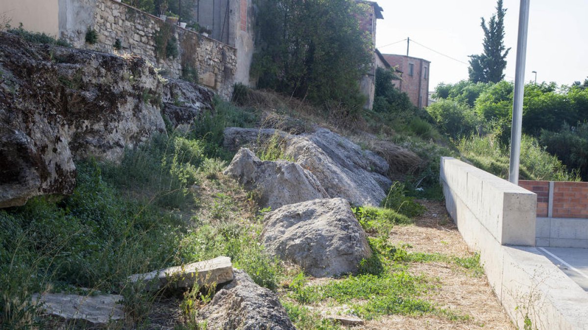 Aspecto actual del camino que será rehabilitado.