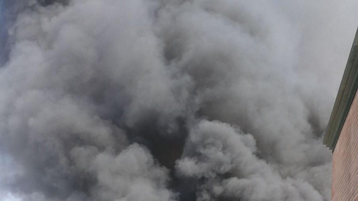 Imagen del incendio.