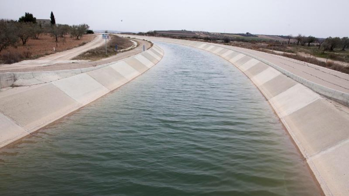 El Segarra-Garrigues va omplir ahir el canal principal per subministrar les basses de reg.