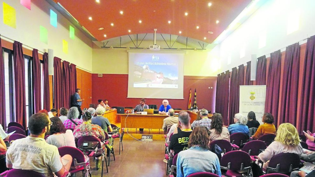 Moment de la jornada celebrada ahir a Balaguer.