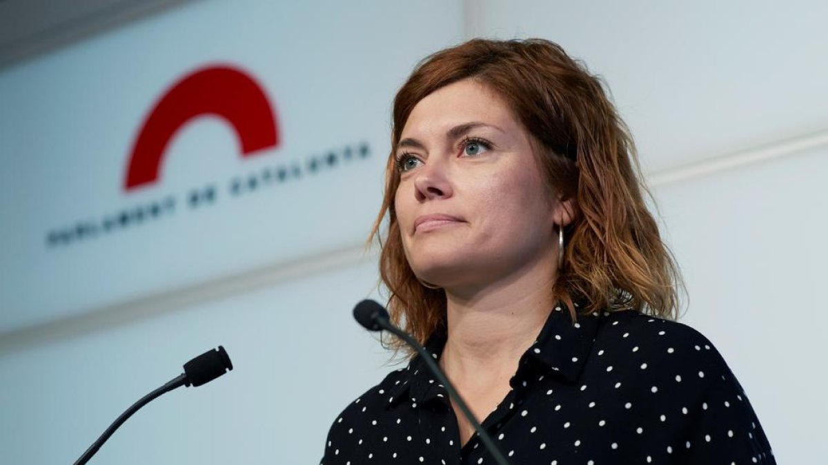 Elisenda Alamany deixa el seu càrrec com a portaveu dels comuns al Parlament