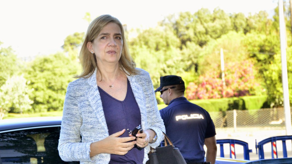 Cristina de Borbó, durant el judici del ‘cas Nóos’ a Palma.