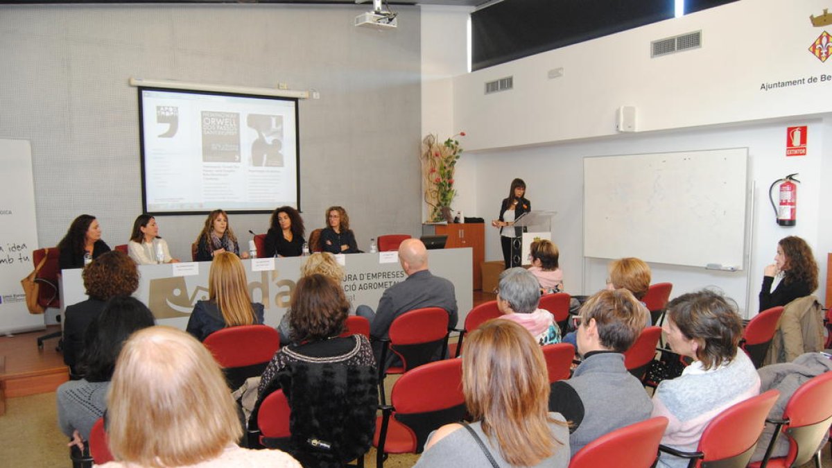 Un momento de la jornada informativa sobre mujeres rurales.