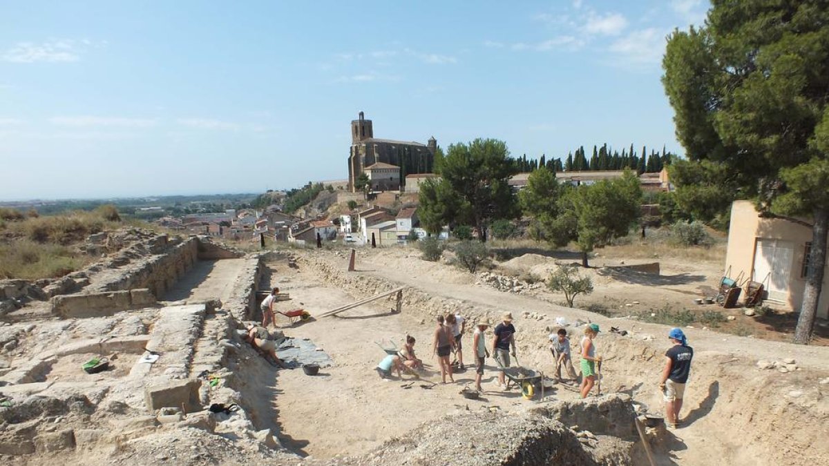Excavaciones de verano en el Castell Formós de Balaguer.