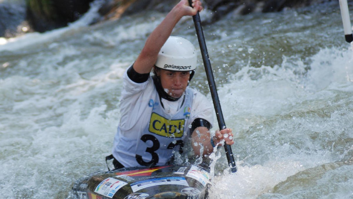 Miquel Travé, durante el Campeonato de España del fin de semana en La Seu.