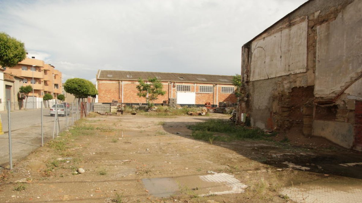 La zona donde se construirá el nuevo ambulatorio.