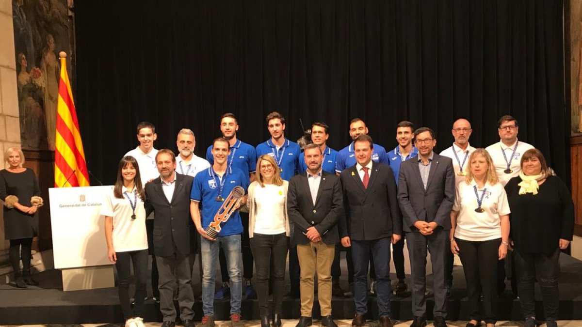 El Lleida Llista ofrece su título de la Copa CERS a la Generalitat