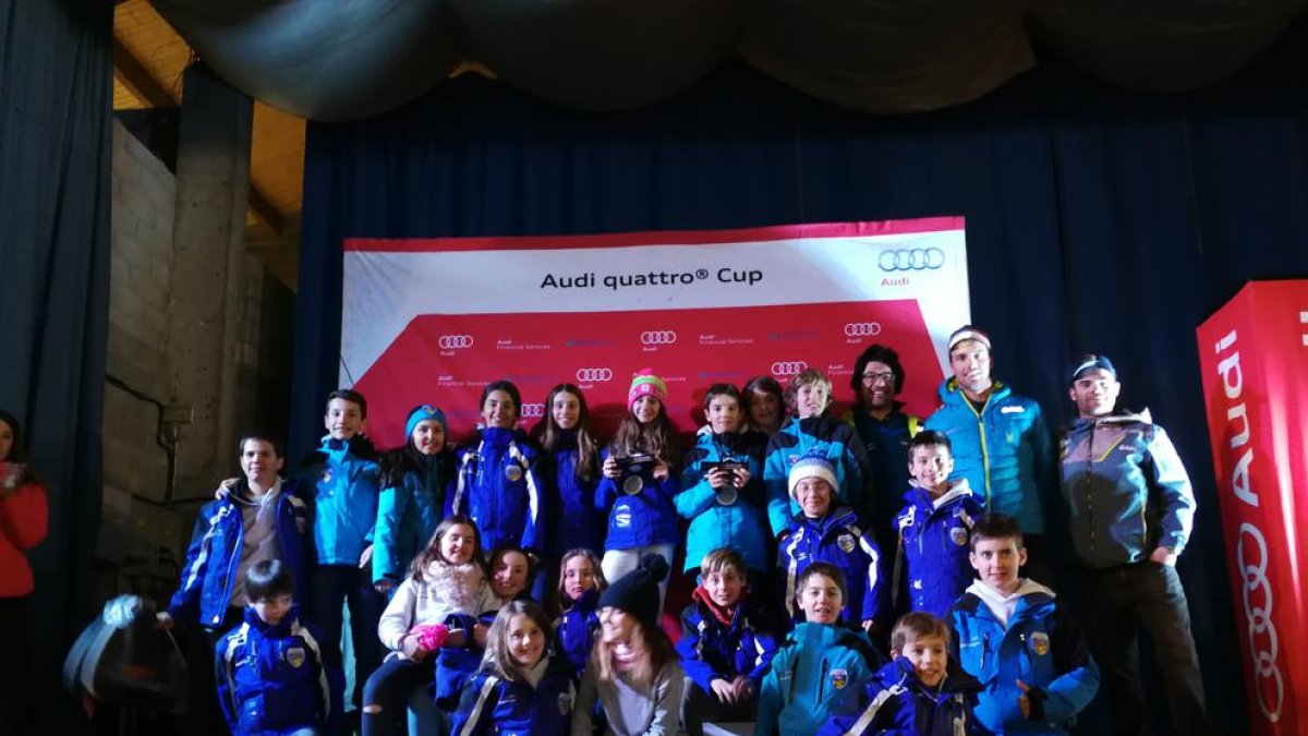 Los esquiadores del CAEI consiguieron un buen número de podios durante el fin de semana.