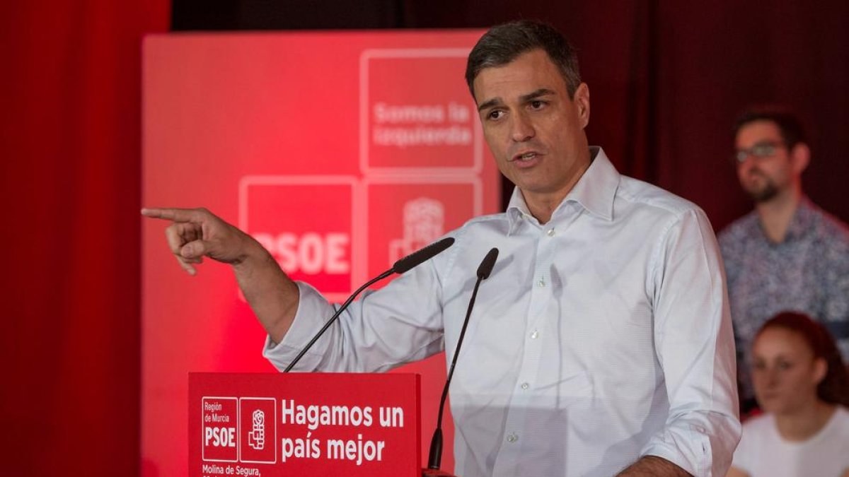 Pedro Sánchez va criticar ahir l’actitud de Ciutadans a Madrid.