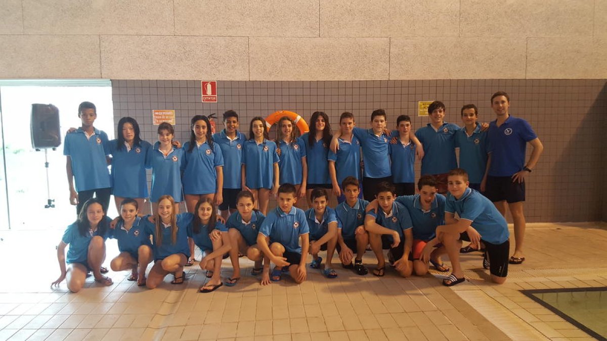 Sexta jornada de la Liga alevín de natación en Tàrrega