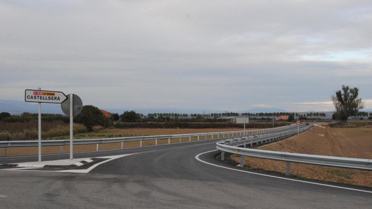 El nuevo tramo de la variante.