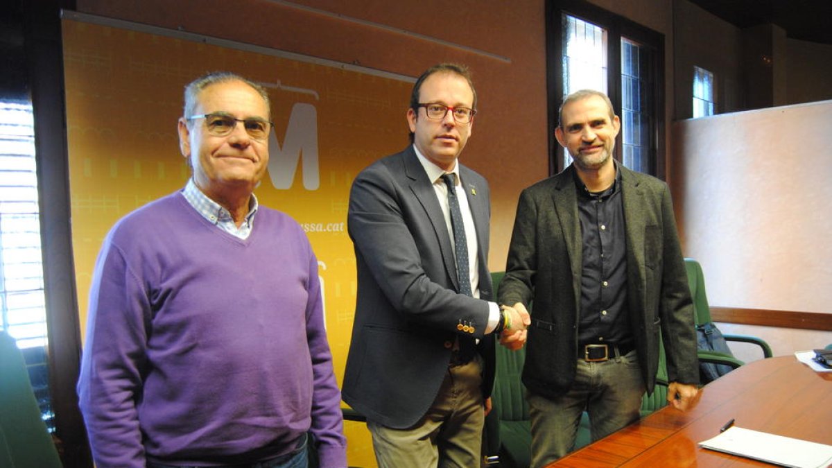Josep Lavín, Marc Solsona i David Gall.