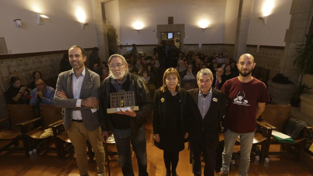 Àlex de Sàrraga, segundo por la izquierda, fue uno de los premiados.