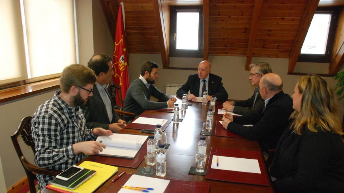 Reunió entre el Conselh Generau i la Fundació Pere Tarrés.