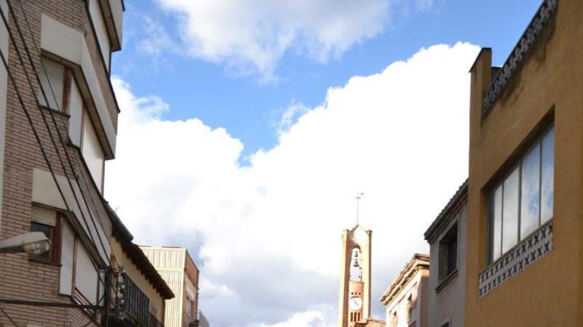 Imagen de las obras de la calle Bisbe Bernaus.