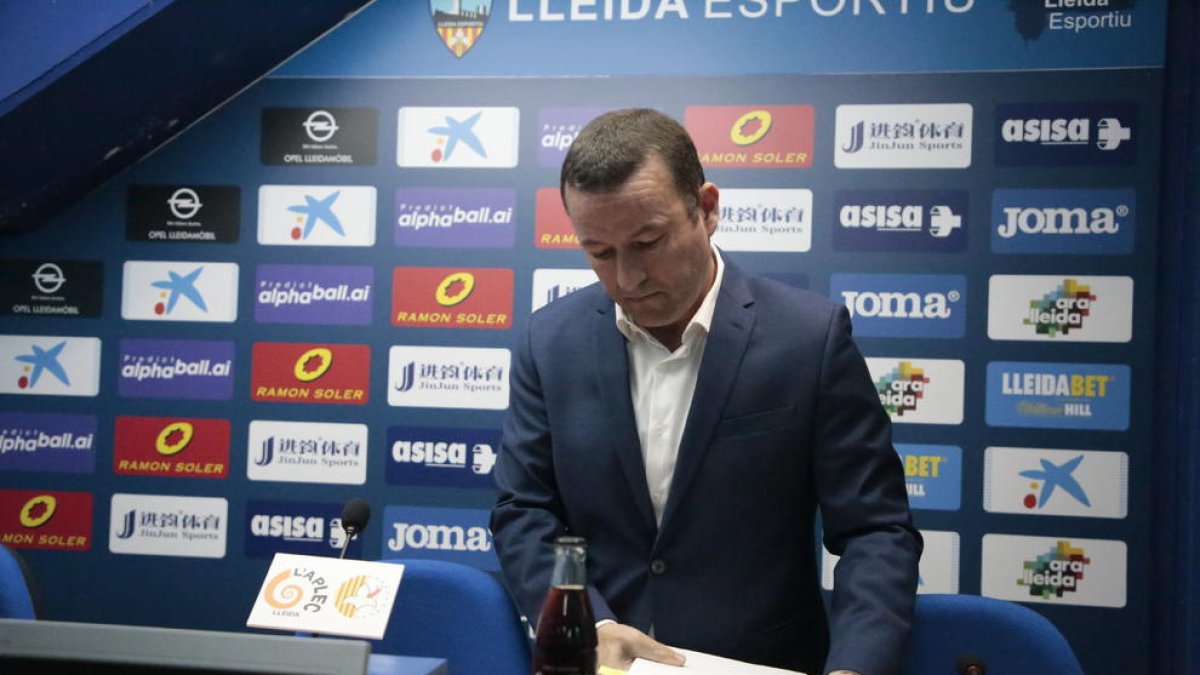 Albert Esteve, presidente del Lleida Esportiu.