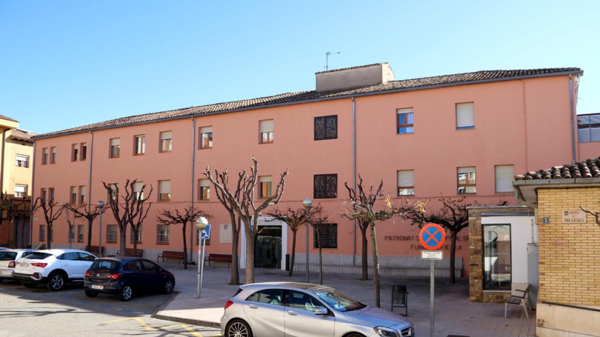 Imagen reciente de la residencia de la Fundació Fiella de Tremp.