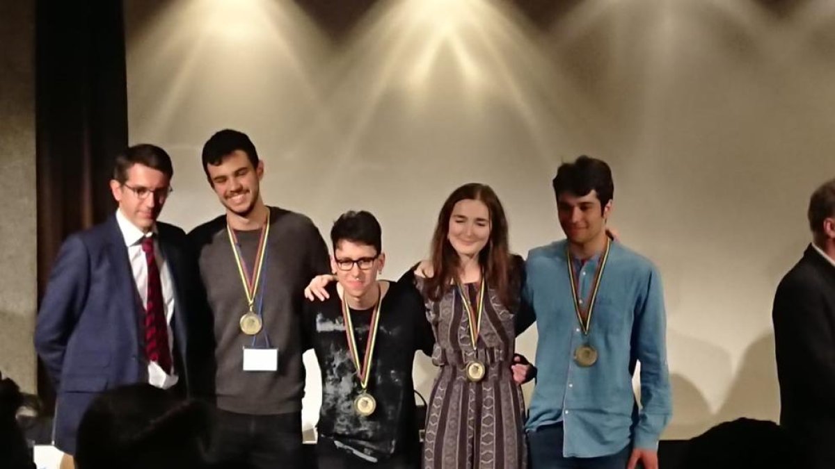 El grup que representarà Espanya a l’olimpíada de Biologia.