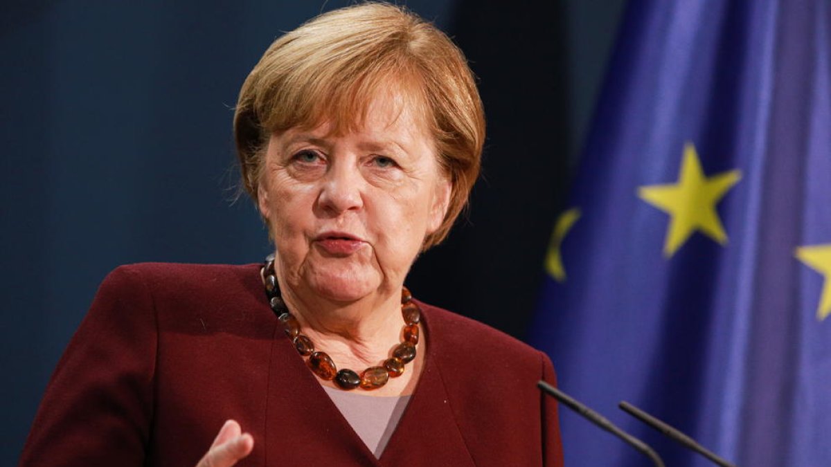 Angela Merkel.