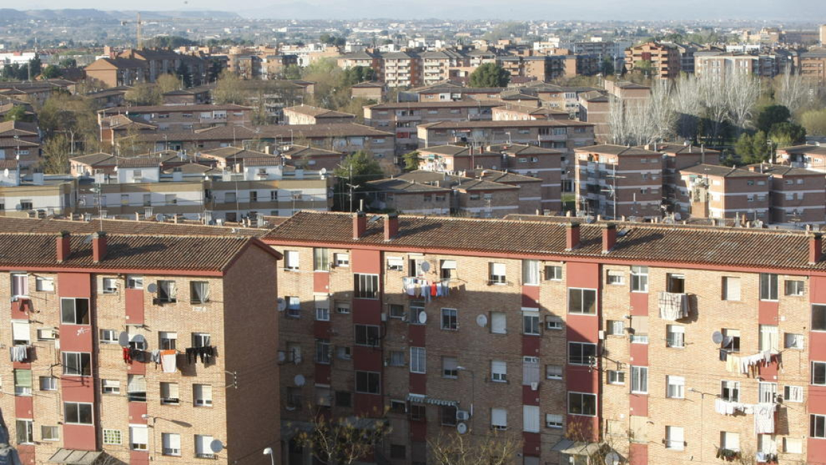 Vista del barri de la Mariola.