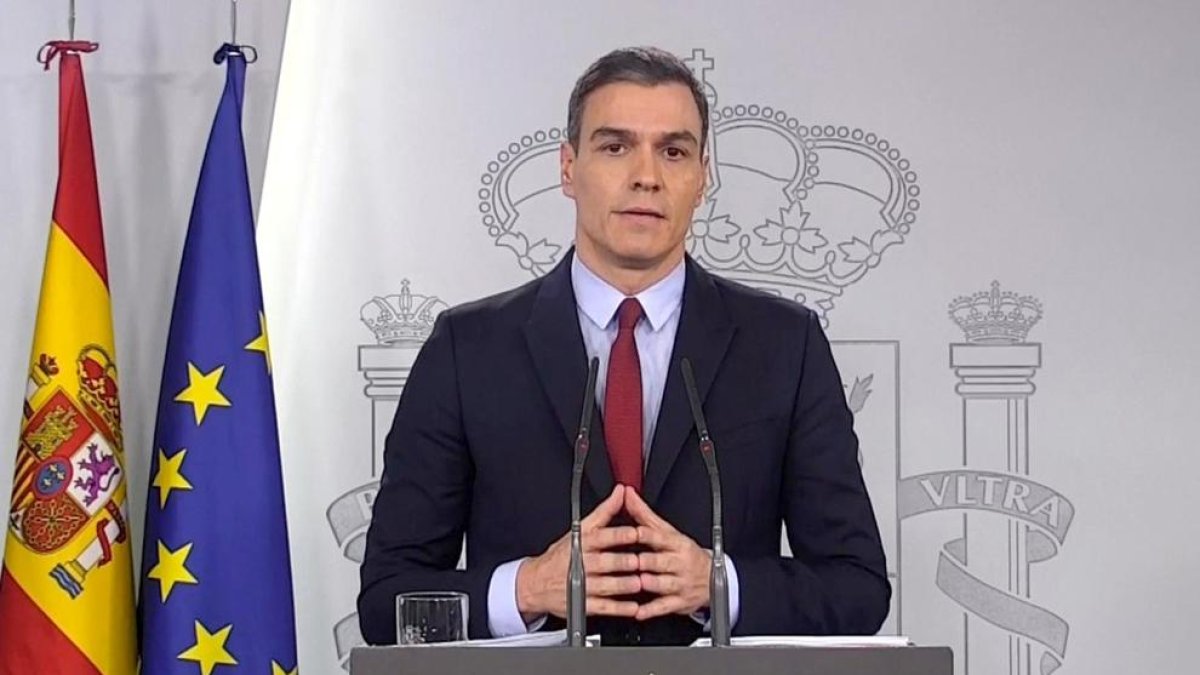 La comparecencia de Pedro Sánchez se demoró hasta las 21.00 horas.