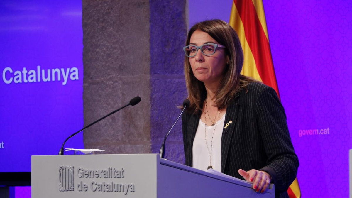 La consellera de Presidencia, Meritxell Budó.