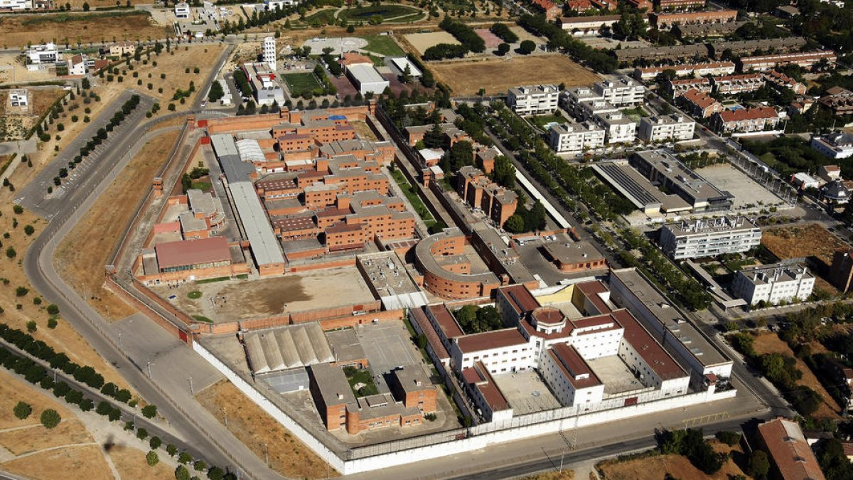 Vista aérea de la cárcel de Lleida.