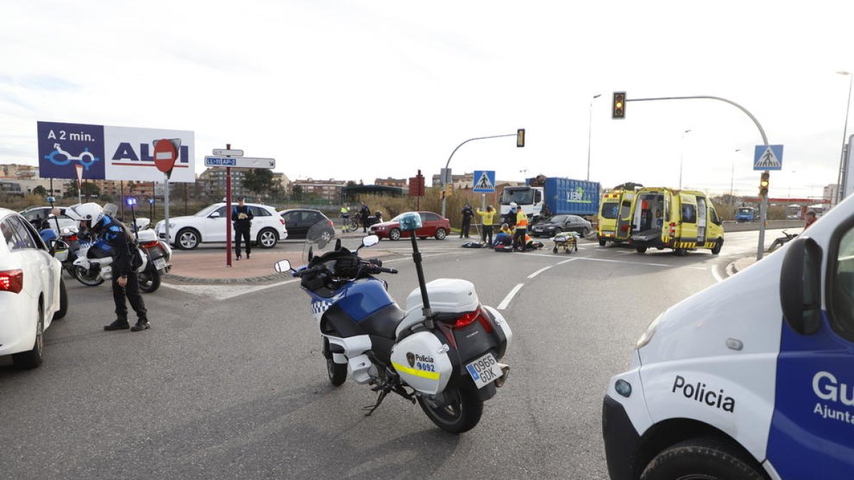 Un motorista murió el 11 de febrero en la LL-11 en Lleida.