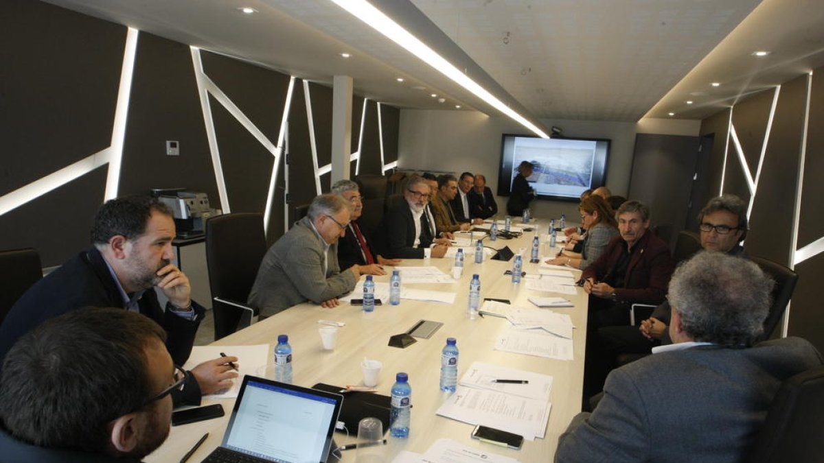 La reunión del Patronato de Fira de Lleida.