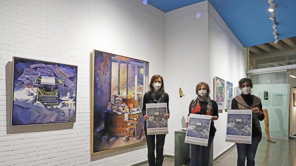 Pinturas de Mercè Humedas, en el calendario de 2021 de Pagès Editors