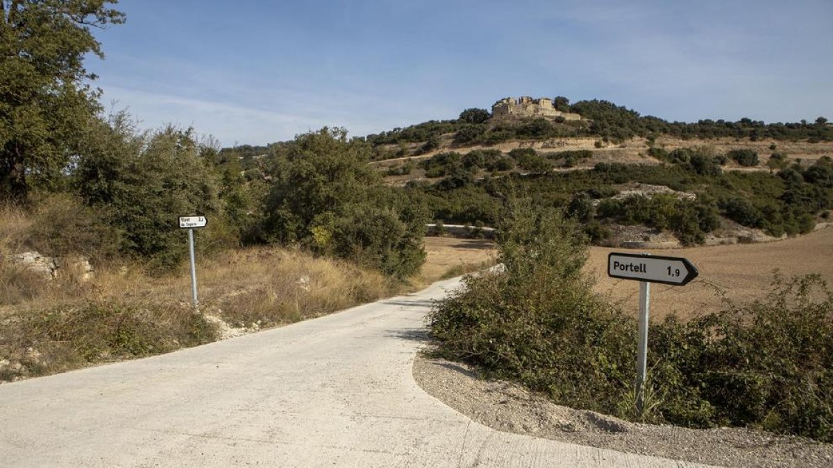El camino de Monrós que une los cuatro pueblos de Sant Ramon.