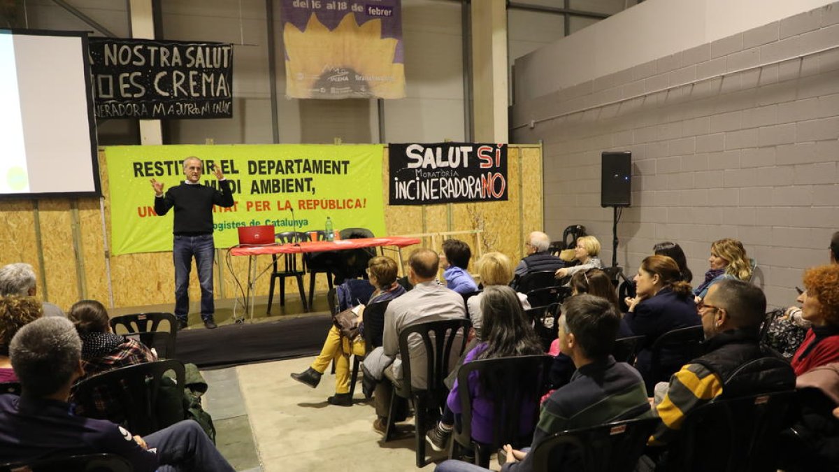 Conferència, ahir, a la tercera i última jornada de Fira Natura.