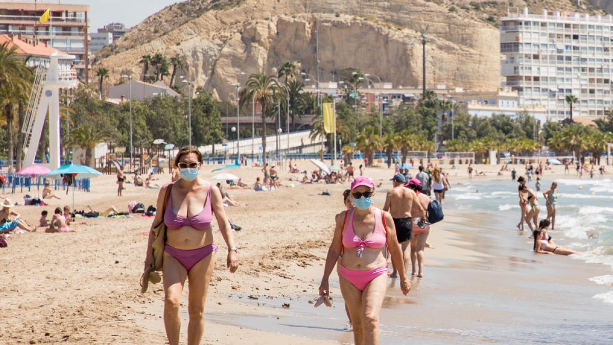 Las playas valencianas, abiertas en la fase 2 de desescalada.