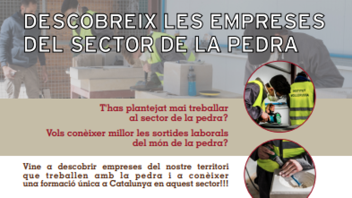 El Consell Comarcal de les Garrigues organitza visites gratuïtes per donar a conèixer el sector de la pedra