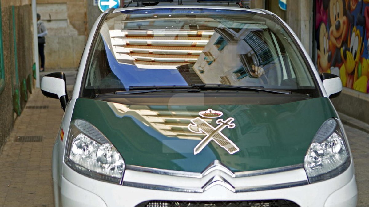 Un vehicle de la Guàrdia Civil
