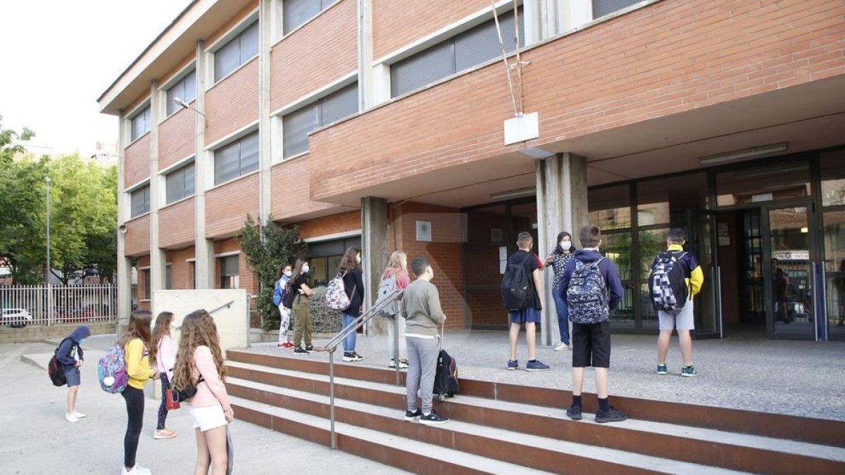 Només una escola de Lleida no ha pogut obrir portes aquest dilluns