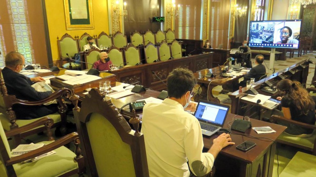 El ple de la Paeria celebrat aquest divendres.