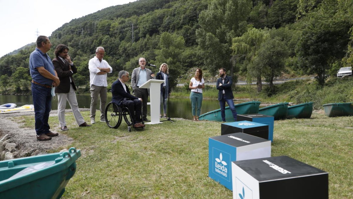 El director ejecutivo de SEGRE, Juan Cal, en un momento de la presentación.